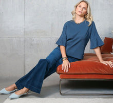 Load image into Gallery viewer, Rant &amp; Rave Jacinda Wide Leg Cord Teal