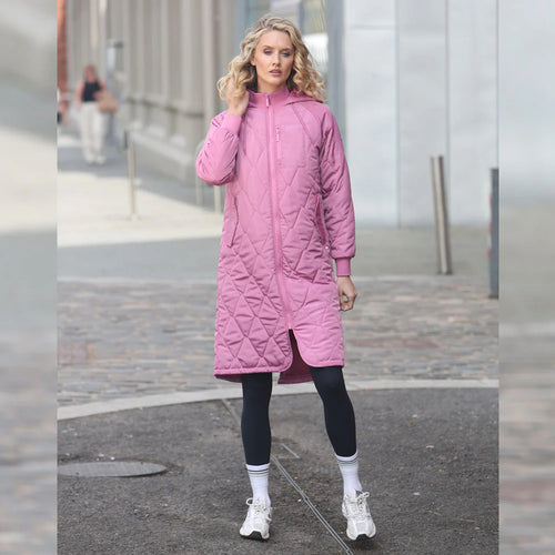 Relax & Renew Casey Longline Coat Berry