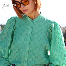 Load image into Gallery viewer, Rant and Rave Zuri Blouse Green - Isabella Paige’s Boutique 