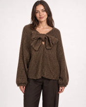 Load image into Gallery viewer, Wool Blend Jumper with Bow Detail